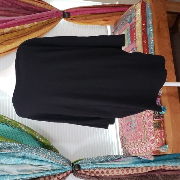 CATHERINE'S Sequins Dazzle Black Top - Picture 3 of 3